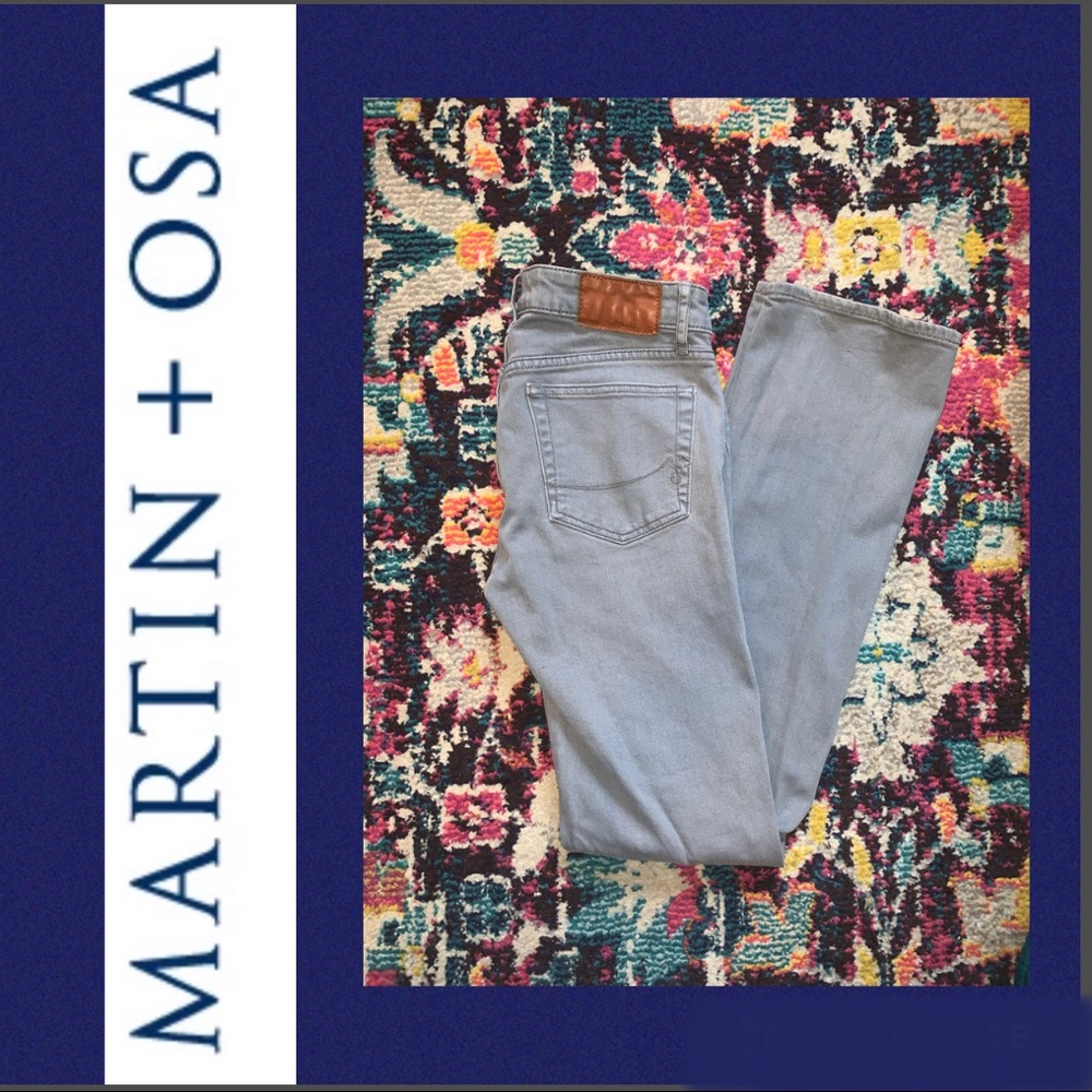 MARTIN + OSA Boot Fit 26 Long Grey Jeans